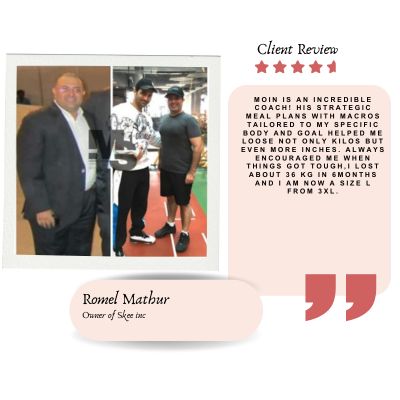 Success stories, client review, moin shaikh